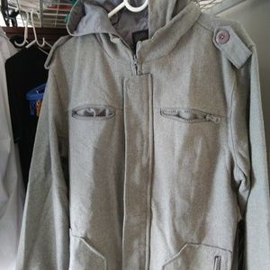 Fleeting gray jacket